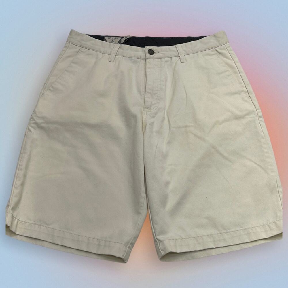 VOLCOM Men’s 32 Cream Bermuda Shorts